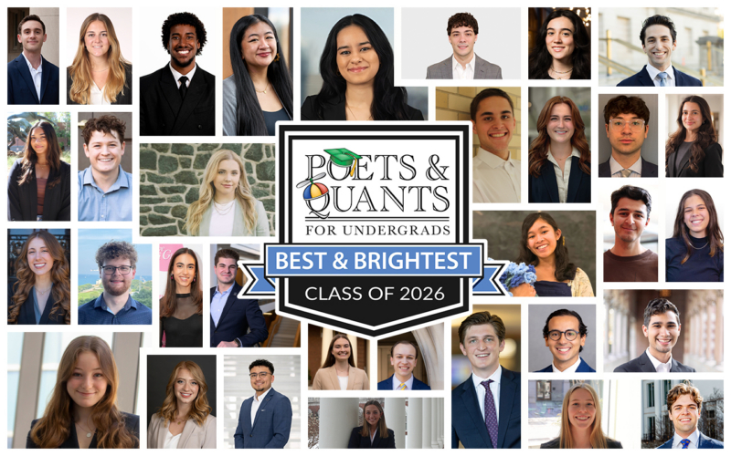 Poets&Quants For Undergrads - 100 Best & Brightest Undergraduate Business Majors Of 2026