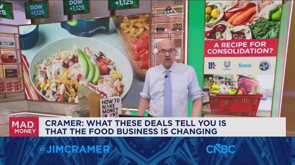 The food business is changing, says Jim Cramer