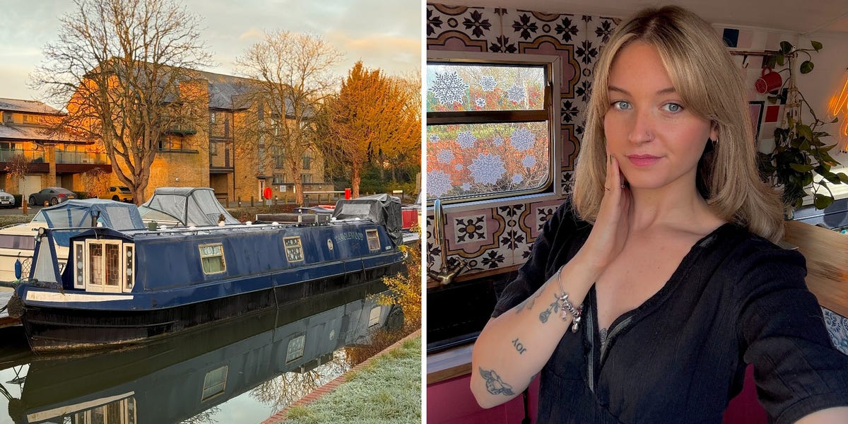 Woman Saves Money Living in a 50-Foot Narrowboat She Bought for $40K